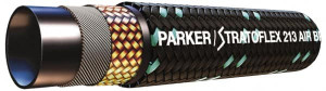 Parker Hannifin -20 Hose Size, 1-1/8" ID x 1.49" OD, 300 psi Work Pressure Hydraulic Hose 55" Long Coil, 4-1/2" Radius, Synthetic Rubber, -50°F to 302°F 213-20 - 74573213