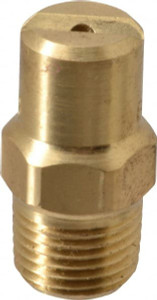 BETE Fog Nozzle 1/8" Pipe, 30° Spray Angle, Brass, Standard Fan Nozzle Male Connection, 1.58 Gal per min at 100 psi, 0.08" Orifice Diam 1/8NF1030@4 - 04402558