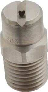 BETE Fog Nozzle 1/4" Pipe, 65° Spray Angle, Grade 303 Stainless Steel, Standard Fan Nozzle Male Connection, 2.37 Gal per min at 100 psi, 3/32" Orifice Diam 1/4NF1565@5 - 04402988 BETE Fog Nozzle 1/4" Pipe, 65° Spray Angle, Grade 303 Stainless Steel, Standard Fan Nozzle Male Connection, 2.37 Gal per min at 100 psi, 3/32" Orifice Diam 1/4NF1565@5 - 04402988