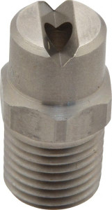 BETE Fog Nozzle 1/4" Pipe, 65° Spray Angle, Grade 303 Stainless Steel, Standard Fan Nozzle Male Connection, 7.91 Gal per min at 100 psi, 0.172" Orifice Diam 1/4NF5065@5 - 04403218
