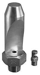 BETE Fog Nozzle 1/4" Pipe, 25° Spray Angle, Grade 303 Stainless Steel, High Impact - Narrow Fan Nozzle Male Connection, 6.33 Gal per min at 100 psi, 0.141" Orifice Diam 1/4SPN4025@5 - 04404182