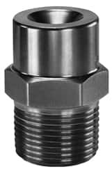 BETE Fog Nozzle 1/8" Pipe, 60° Spray Angle, PVC, Full Cone Nozzle Male Connection, 0.77 Gal per min at 100 psi, 0.055" Orifice Diam 1/8WL-1/2 60@1 - 04407821