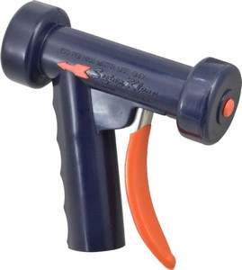 SuperKlean Insulated, Brass Pistol Grip Spray Nozzle for 1/2" Pipe Dark Blue, 1/2 NPT 150B-DB - 86161338