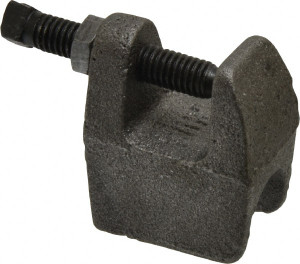 Empire Industries 3/4" Max Flange Thickness, 5/8" Rod Top Beam Clamp 550 Lb Capacity, Ductile Iron 62B0058 - 02163491