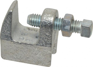 Empire Industries 3/4" Max Flange Thickness, 3/8" Rod Top Beam Clamp 350 Lb Capacity, Ductile Iron 62G0038 - 02163517