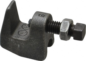 Made in USA 3/4" Max Flange Thickness, 1/2" Rod C-Clamp 760 Lb Capacity, Ductile Iron 0500009071 - 36986842