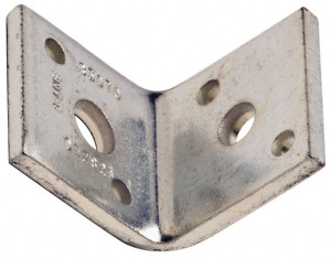 Cooper B-Line 1/2 or 3/8" Rod, Zinc Plated Carbon Steel Reversible Angle Clip Reversible Angle Strut Clip 500 Lb Capacity, 2 Holes, Used with Rod To Beam Or Wall Bracket B3070 ZNPLT - 82610395 Cooper B-Line 1/2 or 3/8" Rod, Zinc Plated Carbon Steel Reversible Angle Clip Reversible Angle Strut Clip 500 Lb Capacity, 2 Holes, Used with Rod To Beam Or Wall Bracket B3070 ZNPLT - 82610395