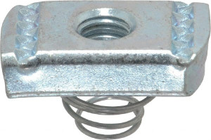 Thomas & Betts Steel Short Spring Strut Nut 3/8" Bolt, Used with Thomas & Betts Channel Type B Only B-100-3/8 - 54055165