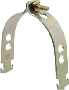 Thomas & Betts 4" Pipe, 1/8 Gauge" Pipe or Conduit Clamp Gold Galvanized, Rigid & IMC Conduit 702 4 - 54055785