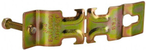 Thomas & Betts 3/4" Pipe, 14 Gauge" Pipe or Conduit Clamp Gold Galvanized, 600 Lb Capacity, All Conduit C109 3/4 - 57299893