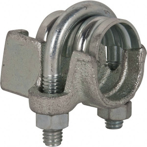 Campbell Fittings 1/2" Hose, Single U-Bolt Plated Steel IC-2 - 48473599