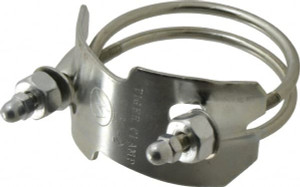 Kuriyama of America 2" Hose, Spiral Double Bolt Hose Clamp Plated Steel SDBC-2 - 48500029