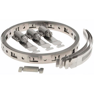Value Collection Hose Clamp Kits, Contents: 8.5 Feet of Perforated Band, 3 Screw Housings, 3 Slotted Fasteners and 3 Band Splices BD24172 - 66430646
