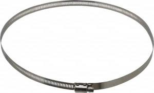 EVER-TITE Coupling SAE Size 176, 2-1/2 to 11-1/2" Diam, Stainless Steel Worm Drive Clamp 9/16" Wide, Material Grade 304 3WGB176 - 93466100