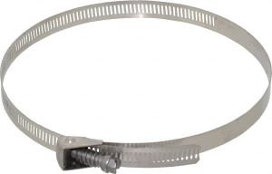 Ideal-Tridon SAE Size 104, 3 to 7" Diam, Stainless Steel Quick Release Worm Drive Clamp 1/2" Wide, Material Grade 301, Series 550 M550104706 - 48558241