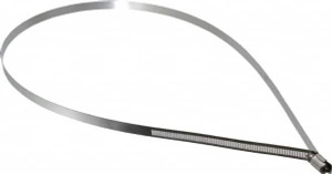 Ideal-Tridon SAE Size 224, 12-1/2 to 14-1/2" Diam, Stainless Steel Worm Drive Clamp 1/2" Wide, Material Grade 201/305, Series 620 M620224106 - 48710743