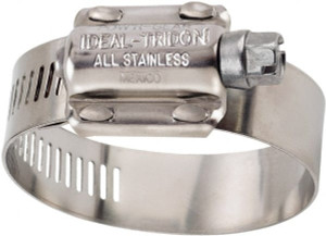 Ideal-Tridon SAE Size 562, 4-3/4 to 5-5/8" Diam, Stainless Steel High Torque Worm Drive Clamp 5/8" Wide, Material Grade 304, Series 60 6055051 - 82218355