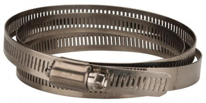 Value Collection SAE Size 248, 2 to 16" Diam, Stainless Steel Worm Drive Clamp 1/2" Wide, Material Grade 201 MS01D51406 - 40779209
