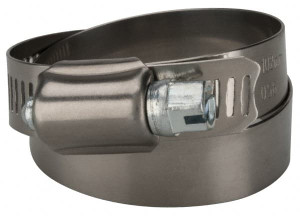 Value Collection SAE Size 56, 3 to 4" Diam, Stainless Steel/Carbon Steel Worm Drive Clamp 1/2" Wide, Material Grade 201 MS01B78102 - 40779332