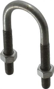 Crouse-Hinds Malleable Iron Rigid U-Bolts 3/4" Rigid, Electrogalvanized Finish UBM75HD - 04784740