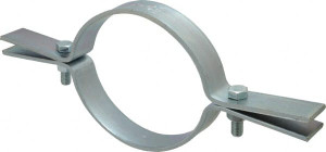 Empire Industries 6" Pipe, Electro Galvanized Riser Clamp 1,600 Lb Capacity, Carbon Steel 50G0600 - 02164127