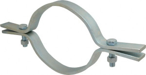 Empire Industries 8" Pipe, Electro Galvanized Riser Clamp 2,500 Lb Capacity, Carbon Steel 50G0800 - 02164135