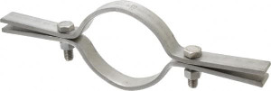 Empire Industries 4" Pipe, Riser Clamp 750 Lb Capacity, Grade 304 Stainless Steel 50SS0400 - 02164374