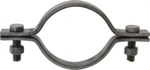 Empire Industries 3-1/2" Pipe, Standard Pipe Clamp Black, 1,040 Lb Capacity, Carbon Steel 212B0350 - 02164499