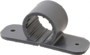 Oatey 1/2" Pipe, Standard Pipe Clamp Gray, Polypropylene 33940 - 37036373
