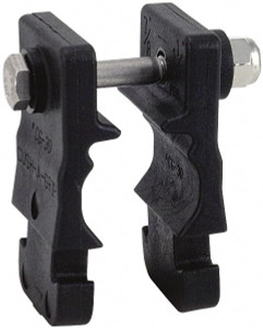 ZSi-Foster 3/4" Pipe, Cushion Clamp Black, 200 Lb Capacity, Glass Filled Nylon 6 CG-30 - 82596826