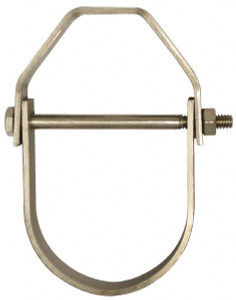 Empire Industries 3-1/2" Pipe, 1/2" Rod, Grade 304 Stainless Steel Adjustable Clevis Hanger 11SS0350 - 02162030
