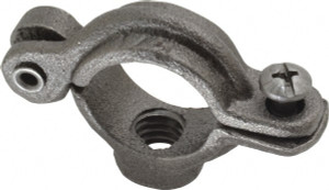 Empire Industries 1/2" Pipe, 3/8" Rod, Malleable Iron Split Ring Hanger Black, 180 Lb Capacity 41HB0050 - 02162428