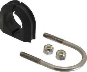 ZSi-Foster 3/4" Pipe, Grade 316 Stainless Steel U Bolt Clamp with Cushion 1/2" Panel Thickness UB3/4PA6 - 00195941