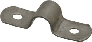 Empire Industries 3/8 Pipe, Grade 304 Stainless Steel, Pipe, Conduit or Tube Strap 2 Mounting Holes 231SS0038 - 02165181