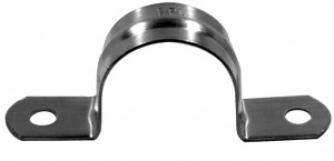 Mueller Industries 3/8 Pipe, Copper, Pipe or Tube Strap 2 Mounting Holes A 01278R - 36892115