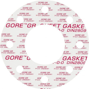 Made in USA 4" Pipe, Flange Gasket Gore-Tex GR, White, 1/16" Thick 31946361 - 31946361