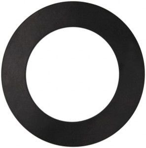 Made in USA 4" Pipe, 4-1/2" ID x 6-7/8" OD Flange Gasket Neoprene Rubber, Black, 1/8" Thick 31947302 - 31947302