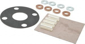 Made in USA 2" Pipe, 2" ID x 6" OD Flange Gasket Neoprene Rubber, 1/8" Thick 31949134 - 31949134