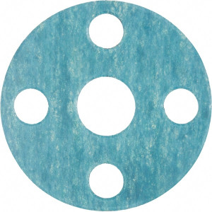 USA Sealing 6" Pipe, 6-5/8" ID x 11" OD Flange Gasket Aramid Fiber with Buna-N Binder, Blue, 1/16" Thick BULK-FG-13 - 47394200
