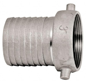 Dixon Valve & Coupling 4" Suction Female Coupling Short Shank, Brass, for Suction & Discharge Hose FBB400 - 48442131