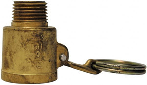 EVER-TITE Coupling 3" x 3" Cam & Groove Female Coupler Female NPT Thread Part D, Brass, 250 Max psi, for Suction & Discharge Hose 330DBR - 40653313