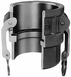 EVER-TITE Coupling 1-1/2" x 1-1/2" Cam & Groove Female Coupler Female NPT Thread Part D, Aluminum, 250 Max psi, for Suction & Discharge Hose 315DBWAL40 - 48484166