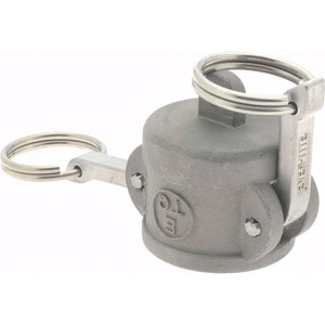 EVER-TITE Coupling 1" Cam & Groove Dust Cap for Use with Adapters Part DC, Stainless Steel, 250 Max psi, for Suction & Discharge Hose 310DCSS - 48492870
