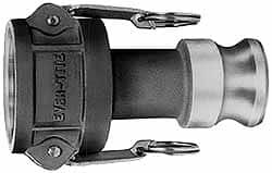 EVER-TITE Coupling 2" x 1-1/2" Cam & Groove Female Coupler Male Adapter Stainless Steel, 250 Max psi, for Suction & Discharge Hose 32015BASS - 48493605