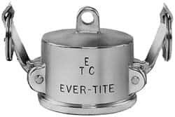 EVER-TITE Coupling 1/2" Cam & Groove Dust Cap for Use with Adapters Part DC, Aluminum, 250 Max psi, for Suction & Discharge Hose 305DCAL - 68624170