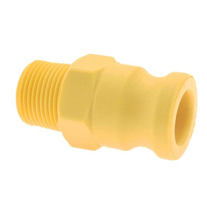 NewAge Industries 3/4" x 3/4" Cam & Groove Male Adapter Male NPT Thread Part F, Nylon, 175 Max psi, for Suction & Discharge Hose 5601981 - 48457618