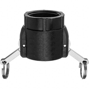 USA Sealing 2" x 2" Cam & Groove Female Coupler Female NPT Thread Part D, Polypropylene, 250 Max psi, for Suction & Discharge Hose BULK-CGF-391 - 99997728 USA Sealing 2" x 2" Cam & Groove Female Coupler Female NPT Thread Part D, Polypropylene, 250 Max psi, for Suction & Discharge Hose BULK-CGF-391 - 99997728