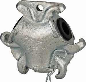 Dixon Valve & Coupling Universal Hose Coupling with Triple Connections Malleable Iron MSCAM10 - 48440721
