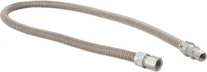 Dormont 1/2" Inlet, 1/2" Outlet FIP x MIP Gas Connector 48" Long, 1/2" Hose ID 30-3132-48 - 37029030