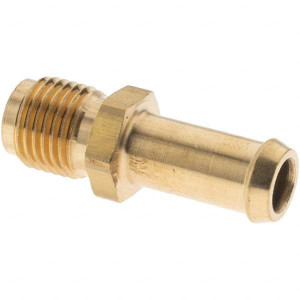 Eaton 5/16 NPTF Male Connector 3/8" Hose Diam, Brass 05706B-1568 - 52690302